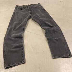 vintage y2k black rustler jeans 34x32